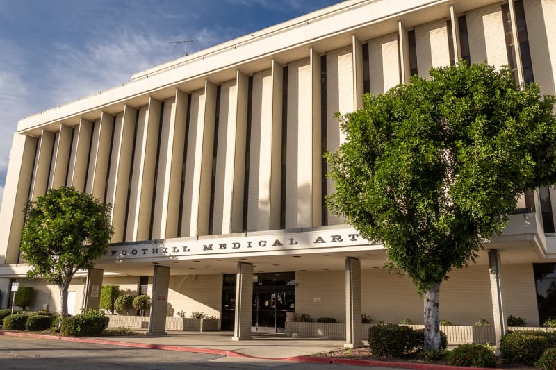 Foothill Medical Arts building, home of the office of Dr. Raffaele M. Corbisiero